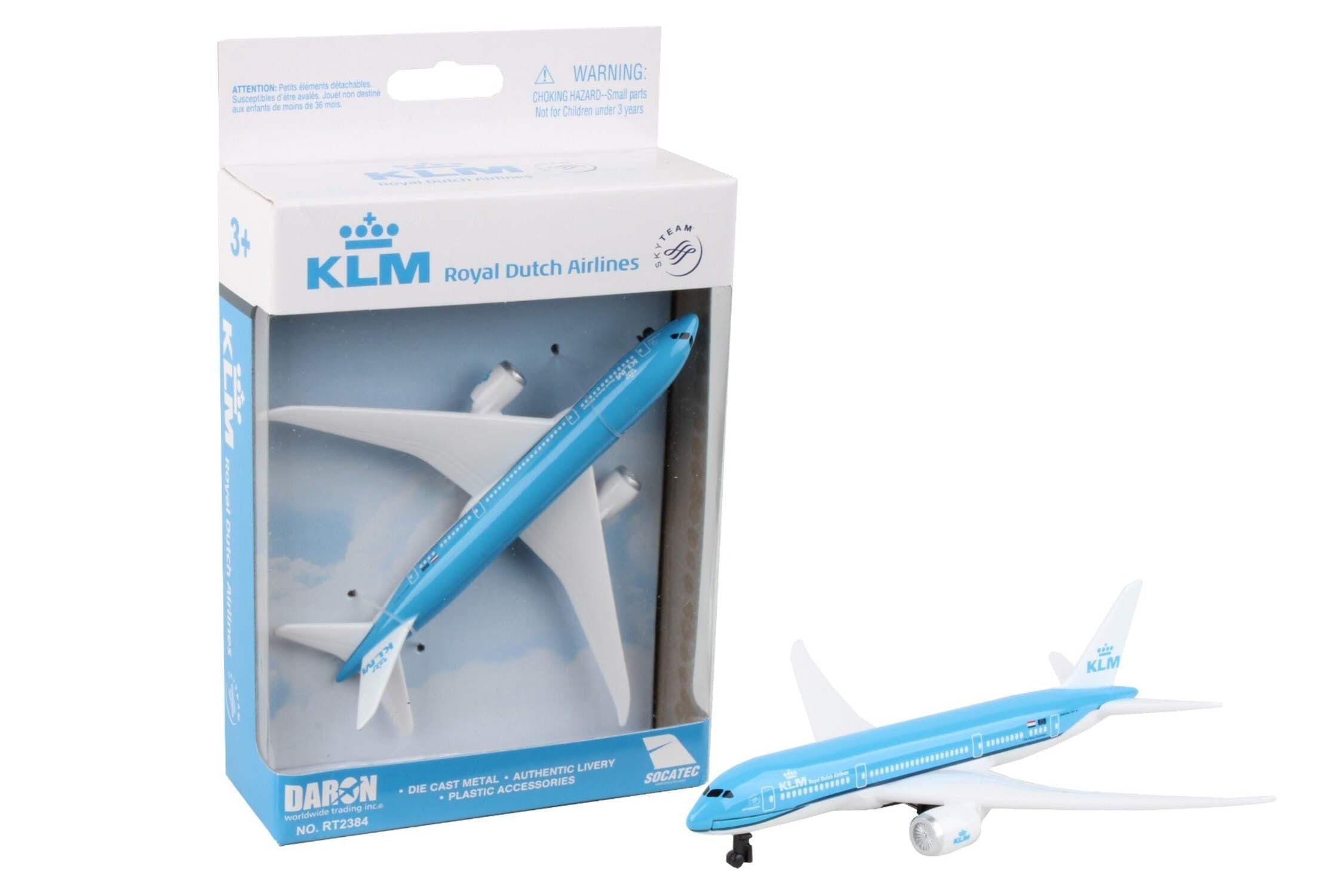 Amazon.com: Daron Toy Airplane – KLM 787 – Die-Cast Metal Model